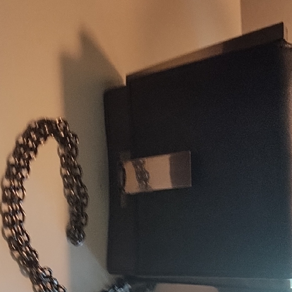 Black Chain Strap Handbag